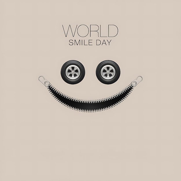 Vector celebration world smile day vector image illustration