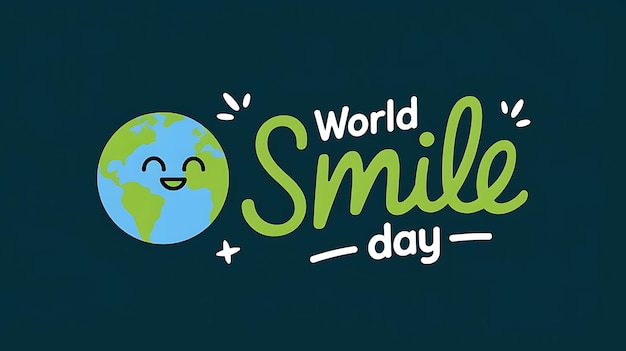 Vector celebration world smile day vector image illustration