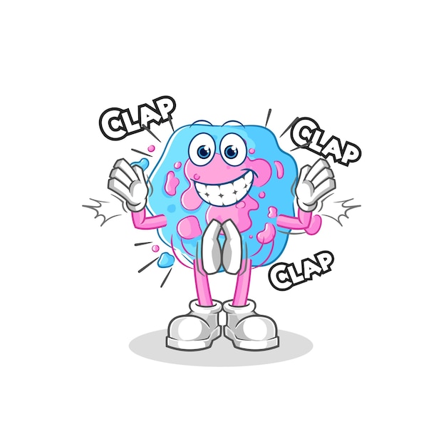 Cell applause illustration character vector