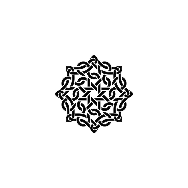 Celtic knots Stylized ancient irish tattoo geometrical patterns recent vector celtic illustrations