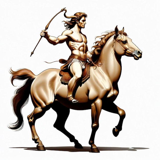 Centaur vector set white back