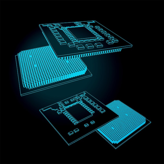 Vector central processing unit and integrated microelectronics