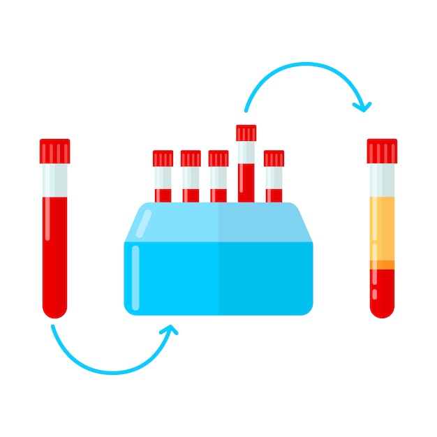 Centrifuge for making plasma in mesotherapy