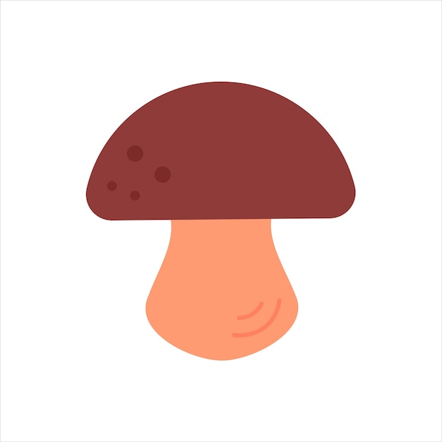 Cep Mushroom Element for Autumn Design