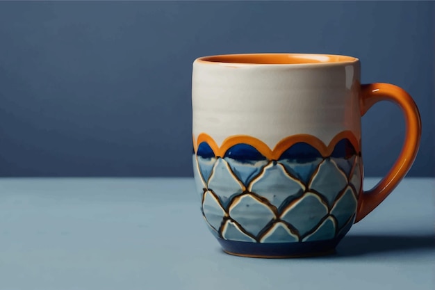 Vector ceramic coffee mug