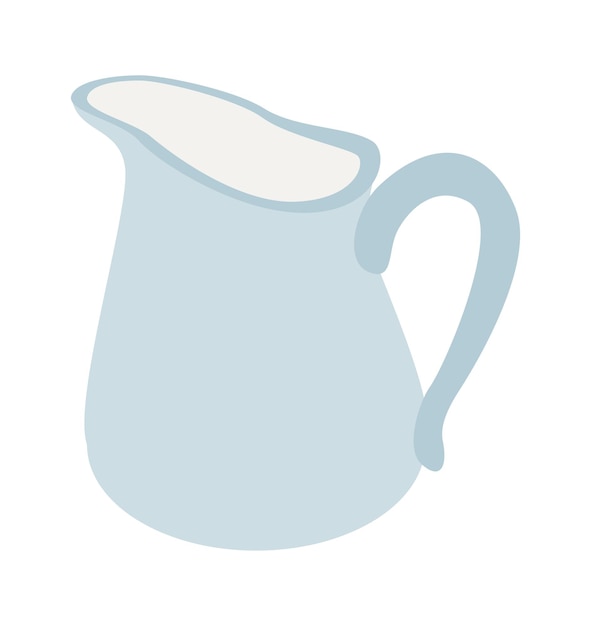 Ceramic jug for milk yogurt kefir and other drinks Dairy products