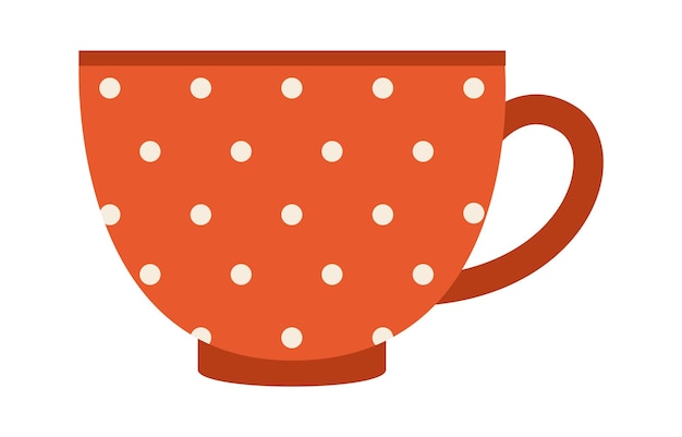 Ceramic Tea Cup Vector illustration