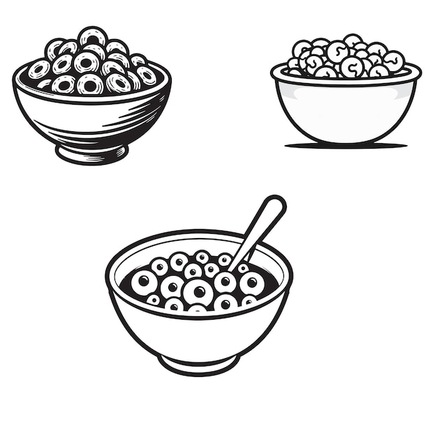 Cereal Food illustration Vector