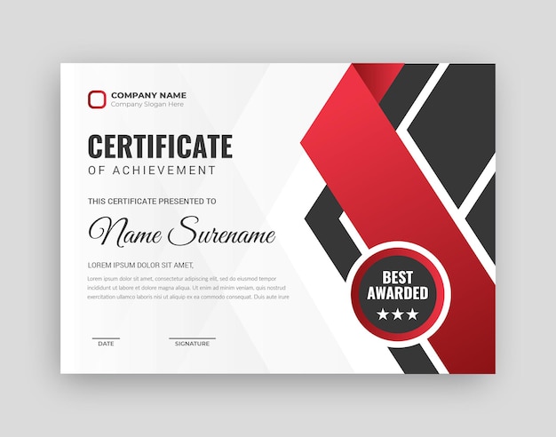 Certificate of appreciation template