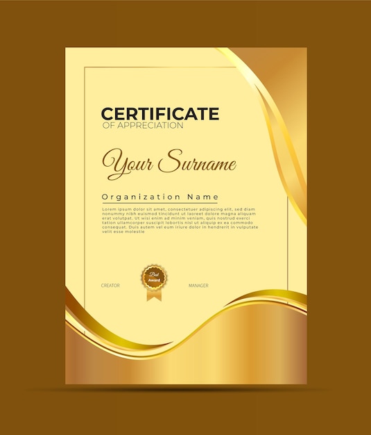 Certificate design diploma  template