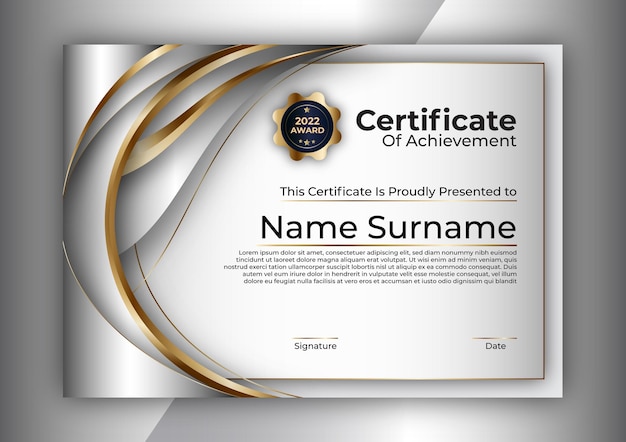 Certificate design  template