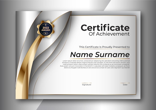 Certificate design  template