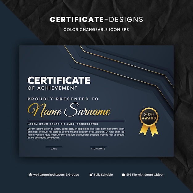 Certificate Or Diploma Template