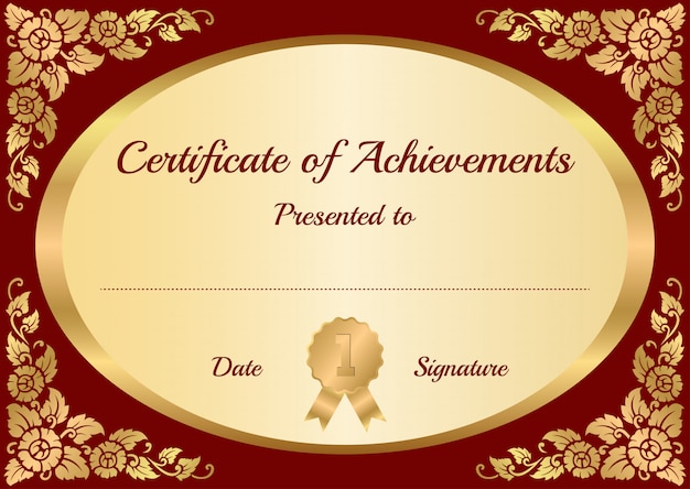 certificate template