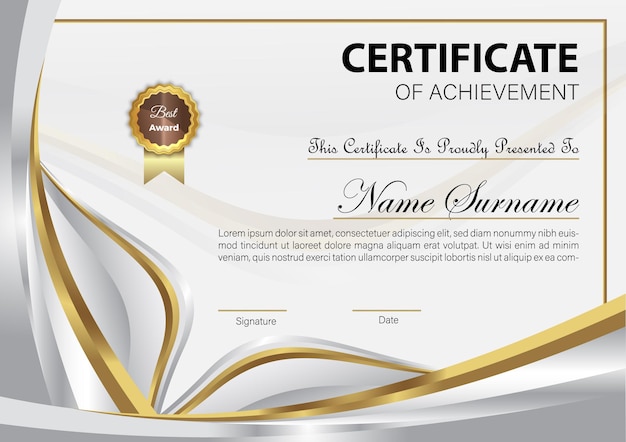 certificate template