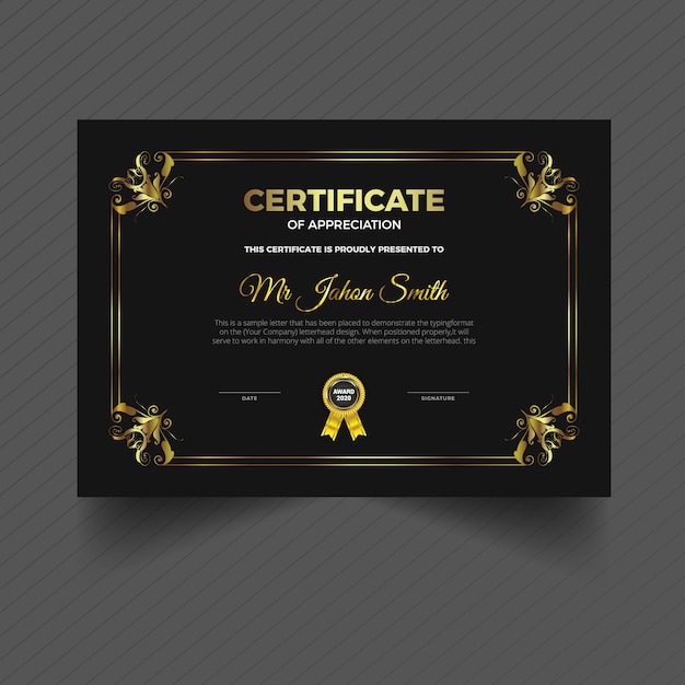 Certificate Template