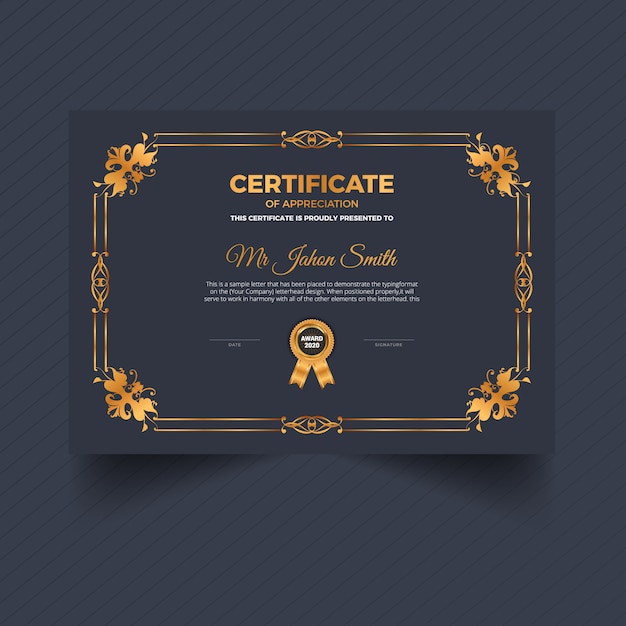 Certificate Template