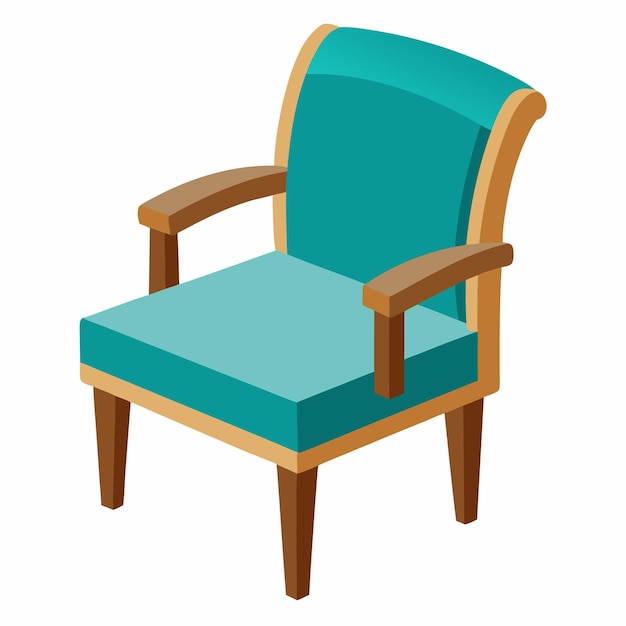 Chair clipart cartoon style illustration