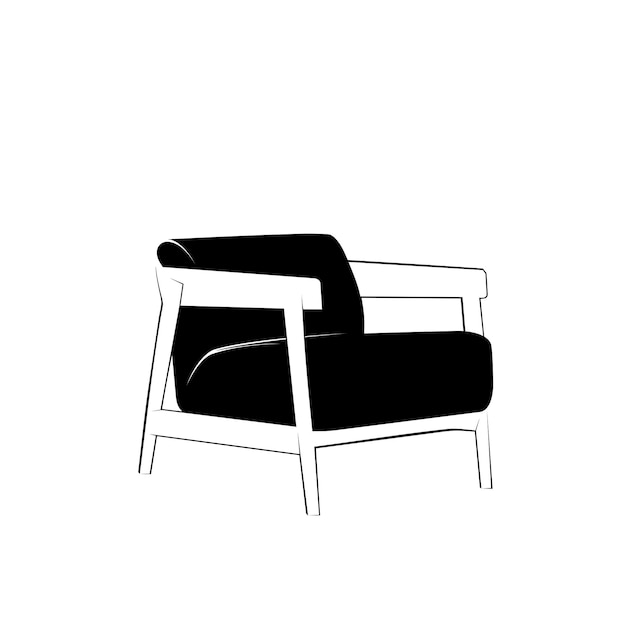 Chair furniture logo icon