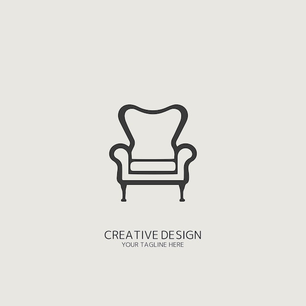 chair icon vector