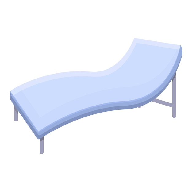 Chaise longue icon Cartoon of chaise longue vector icon for web design isolated on white background