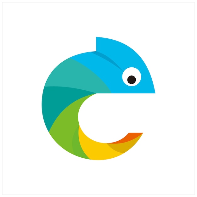 a chameleon logo combined with unique technology