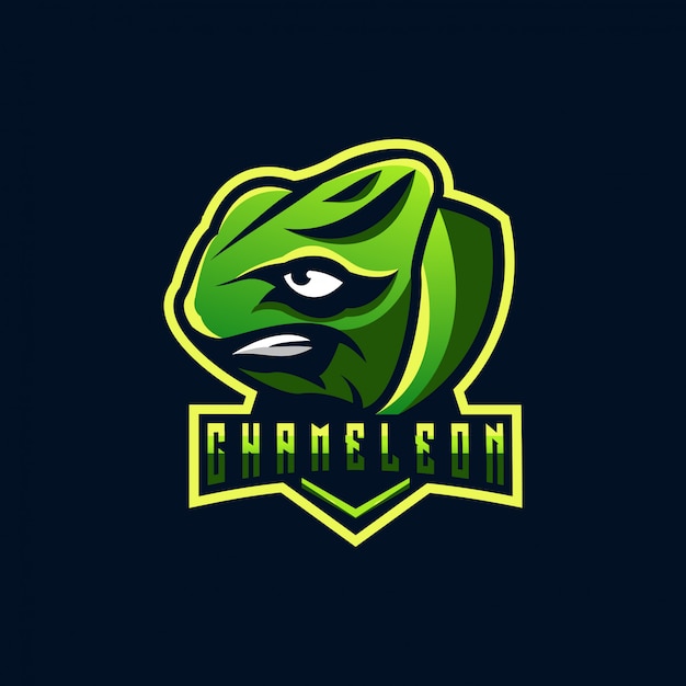 chameleon logo design