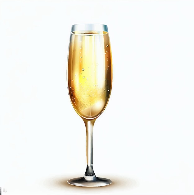 champagner sparkling vine glass vector art illustration image wallpaper