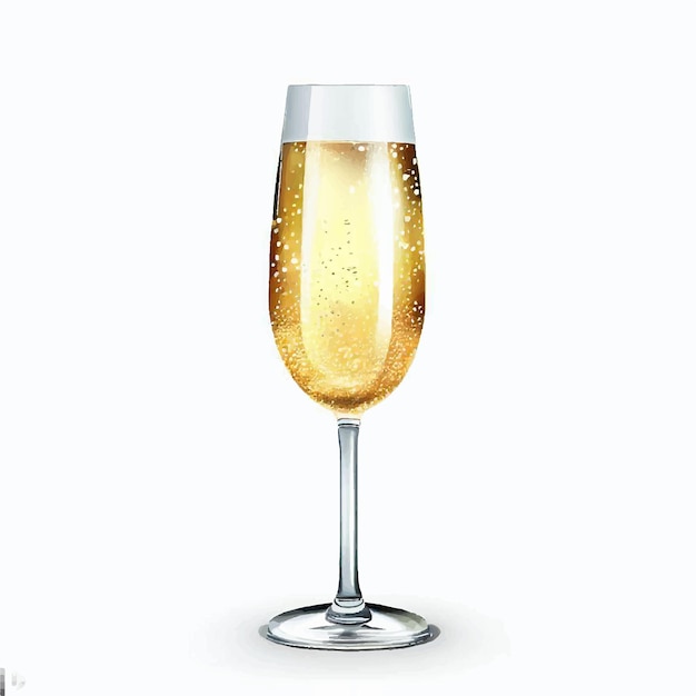 champagner sparkling vine glass vector art illustration image wallpaper