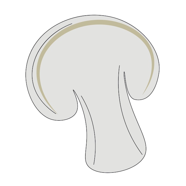 Champignon hand drawn vector illustration