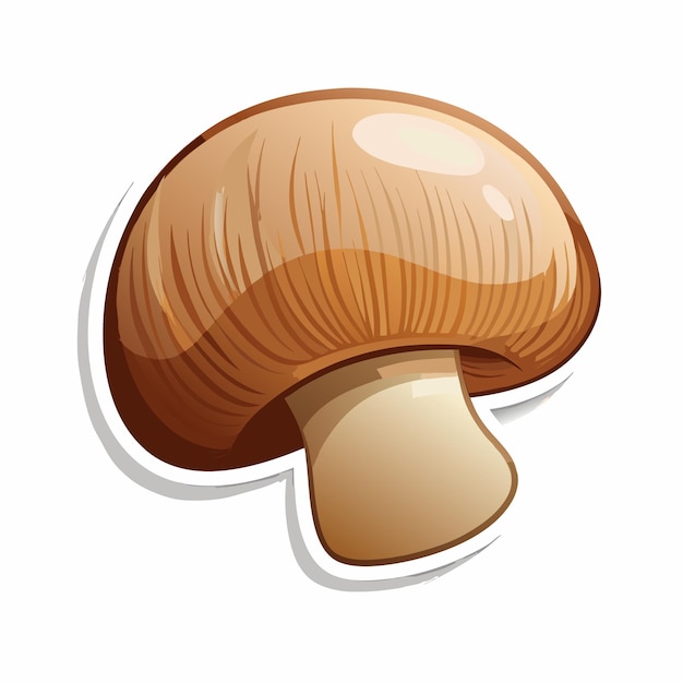 Champignon mushroom sticker design 12