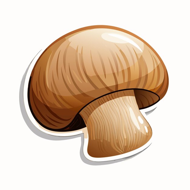 Champignon mushroom sticker design 13