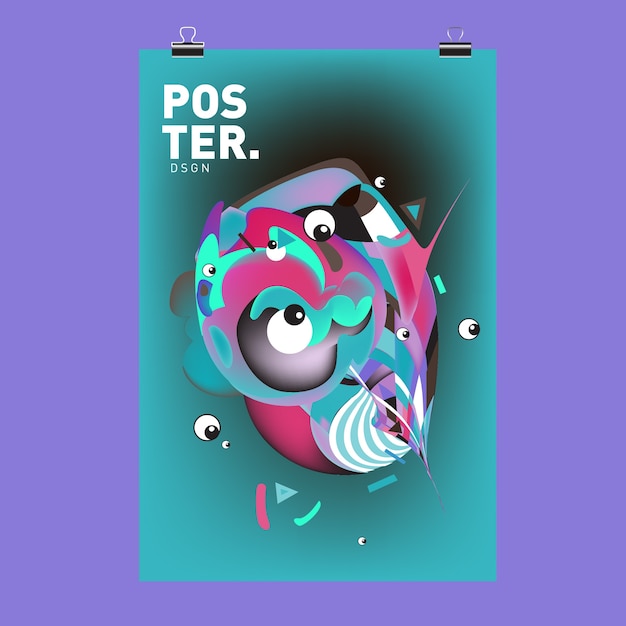 Character Cover and Poster Design Template