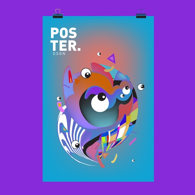 Character Cover and Poster Design Template