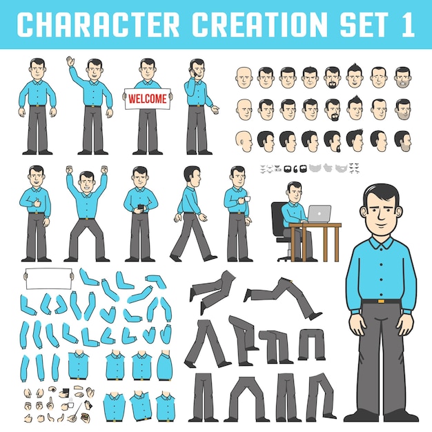 Character creation set