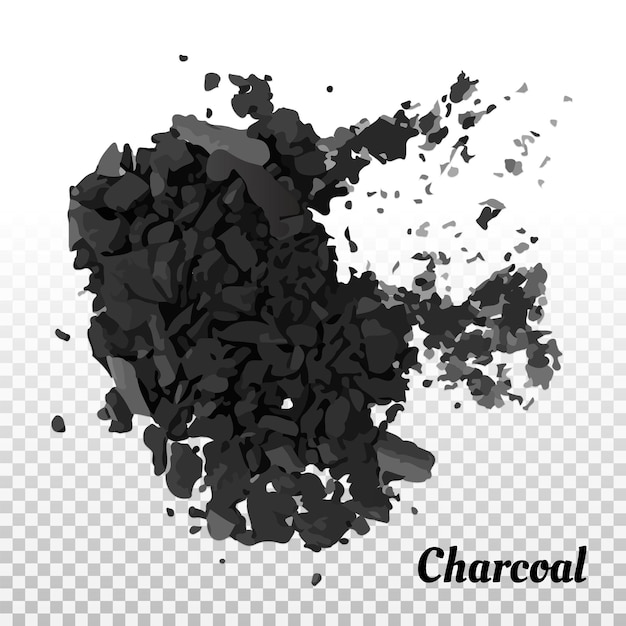 Charcoal vector woody