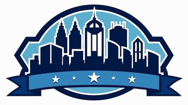 Vector charlotte skyline logo template