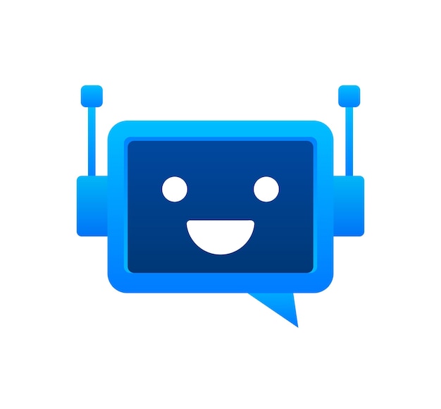 Chat Bot Using Laptop Computer Robot Virtual Assistance Of Website Or Mobile Applications Voice