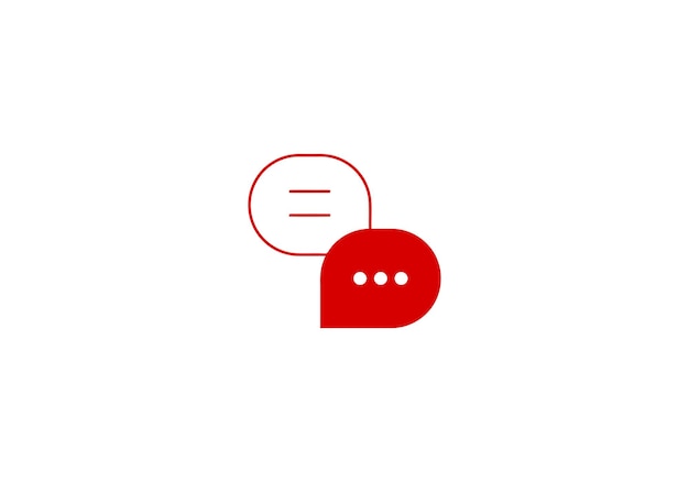 chat bubble icon vector