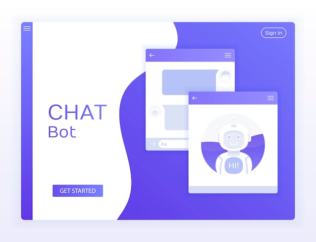 Chat Interface Application with Dialogue window.