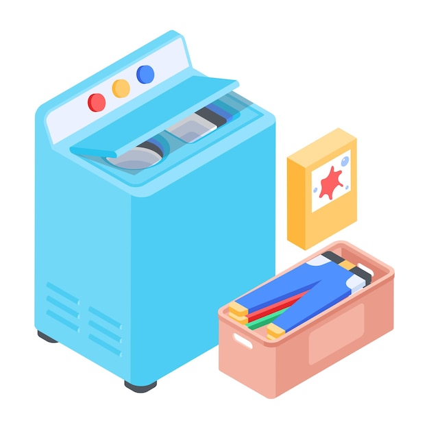 Check isometric icon of automatic machine