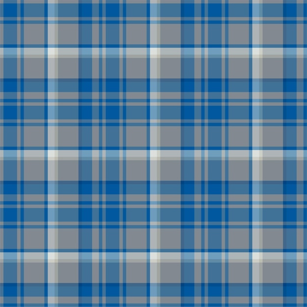 Check plaid seamless pattern. Vector background of textile ornament. Flat fabric design. Tartan.