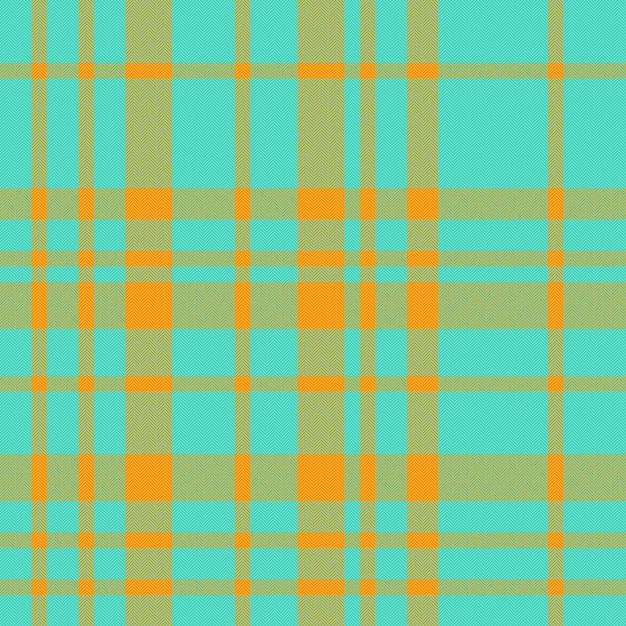 Check plaid seamless Textile texture fabric Vector background tartan pattern