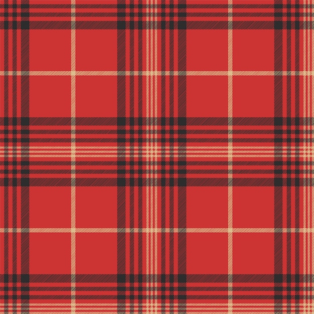 Check red tartan seamless pattern