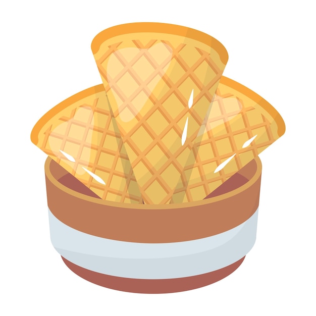 Check this colorful flat icon of ice cream