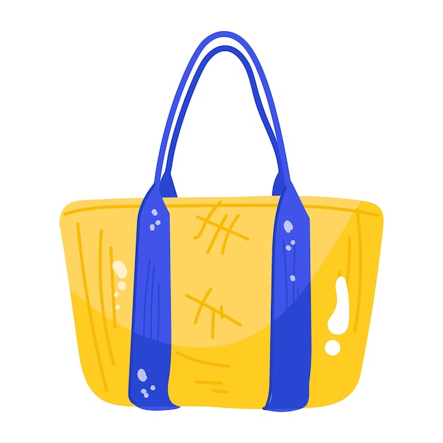 Check this flat sticker of shoulder bag