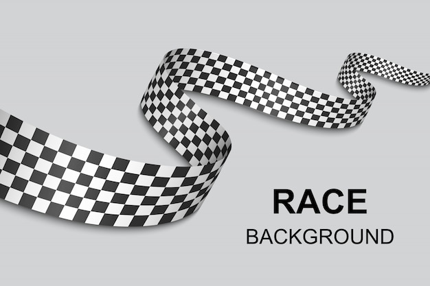 Checkered flag background . Vector illustration