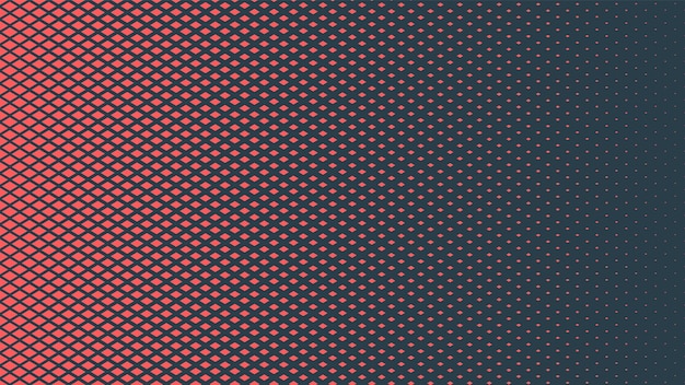 Checkered Rhombus Halftone Pattern Modern Vector Texture Red Dynamic Abstract Background Chequered Particles Subtle Texture Pop Art Graphical Design Half Tone Contrast Minimalism Art Wide Wallpaper