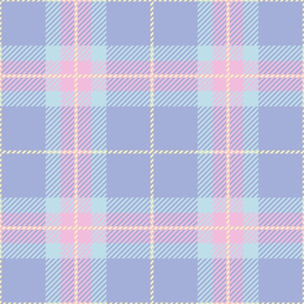 Checkered seamless background plaid pattern vector