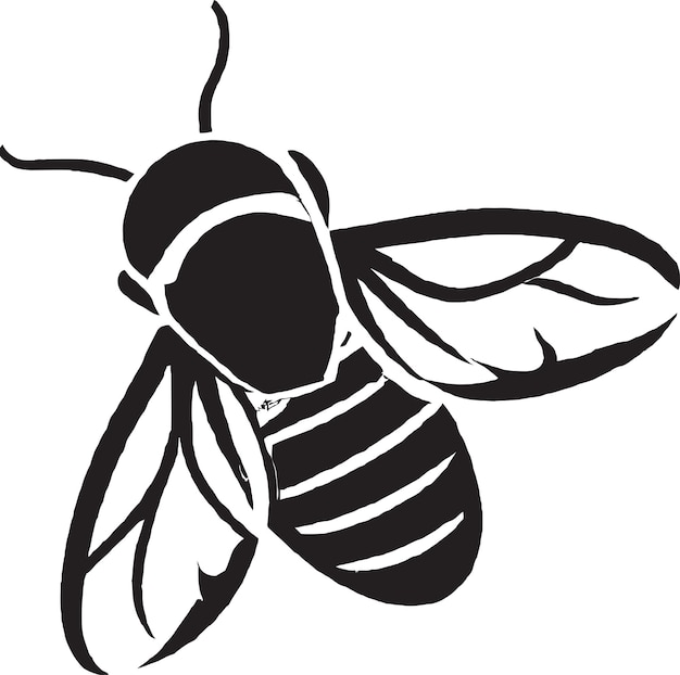 Cheerful Honeybee Vector Image